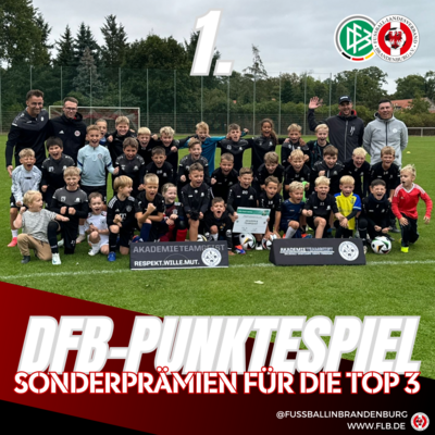 Jubel in Brandenburg: Prämienregen für die DFB-Punktespiel-Gewinner!