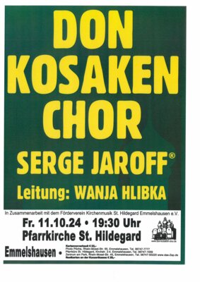 Festliches Kirchenkonzert - Don Kosaken Chor Serge Jaroff