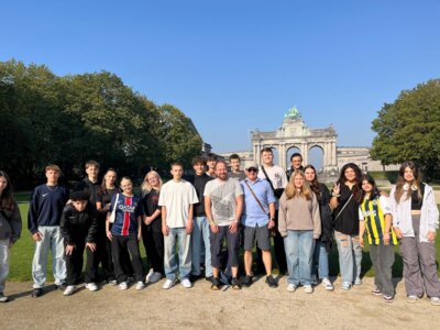 Großartige Klassenfahrt in das Herz der Europäischen Union (Bild vergrößern)