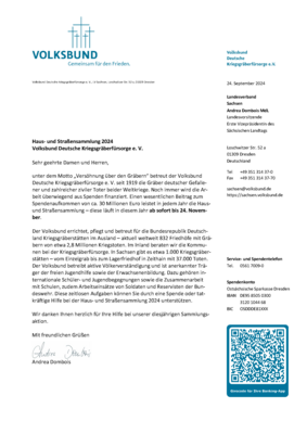 Haus- und Straßensammlung 2024