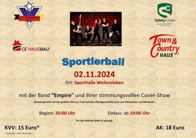 Sportlerball 02.11.2024 (Bild vergrößern)