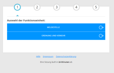 Meldewesen: Terminbuchung online möglich (Bild vergrößern)