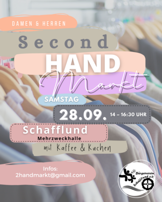 Secondhand-Markt in der Mehrzweckhalle