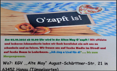 Oktoberfest in der Alten May