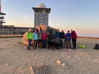 Wanderung in den Sonnenuntergang - Brocken 2024 (Bild vergrößern)