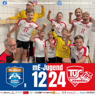 Meldung: TSV Bayer Dormagen II : gE-Jugend - 12:24 [Spielbericht]
