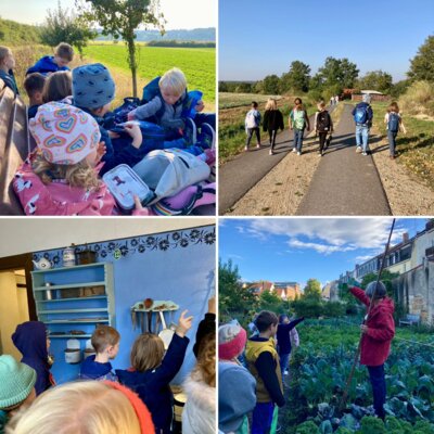Die Klassen 2a und 2c waren unterwegs