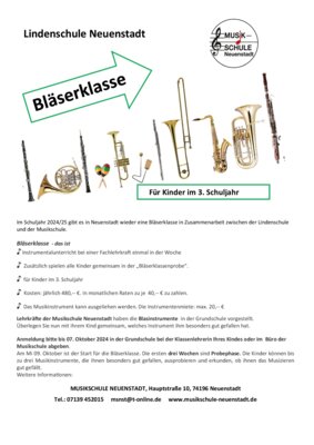 Bläserklasse (Bild vergrößern)
