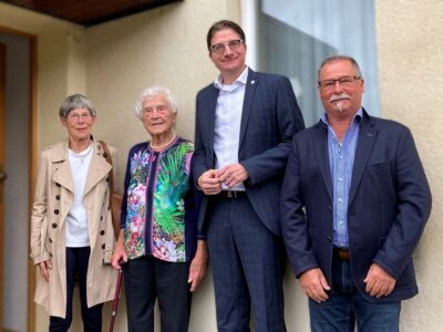 Waltraud Webert aus Rhina feiert 100. Geburtstag (Bild vergrößern)