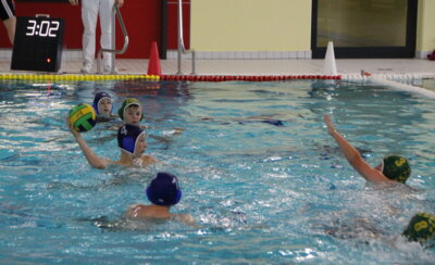 Foto zur Meldung: Wasserball Bezirkspokal U12 1. Spieltag