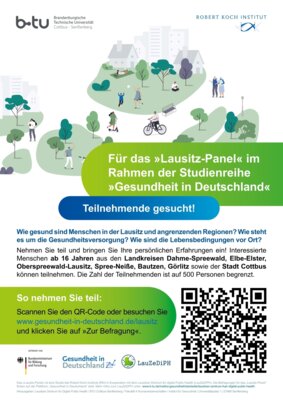 Teilnehmerinnen und Teilnehmer für das "Lausitz-Panel" gesucht