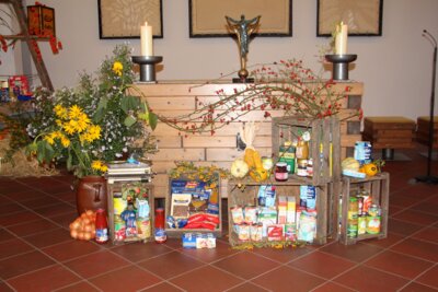 Erntedank in Grünau (Bild vergrößern)