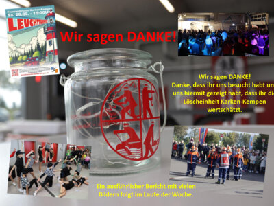 Leuchtturmfest der Löscheinheit Karken-Kempen (Bild vergrößern)