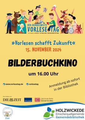 Foto zur Meldung: Bundesweiter Vorlesetag auch in der Gemeindebibliothek