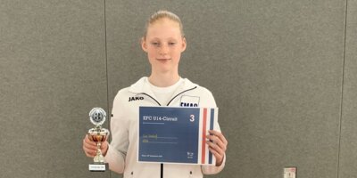 3. Platz für Liv Umlauf beim internationalen U14 Turnier in Mainz (Bild vergrößern)