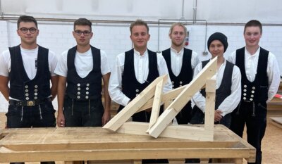 Leistungswettbewerb im Zimmererhandwerk (Bild vergrößern)
