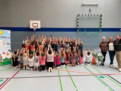 Bewegungspass Abschlussfest an der Grundschule Huntlosen