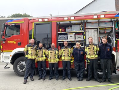 Hurra, die Feuerwehr war da! (Bild vergrößern)