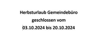 Herbsturlaub (Bild vergrößern)