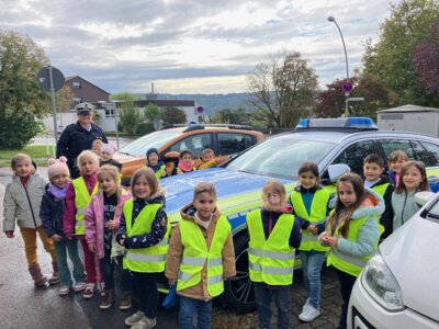 Polizei zu Gast: Schulwegtraining an unserer Schule