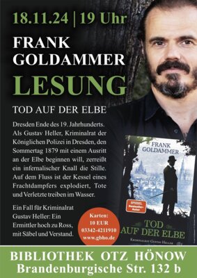 Meldung: Lesung - Unser Gast: Frank Goldammer
