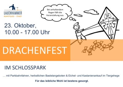 Einladung zum Drachenfest 2024 im Schlosspark