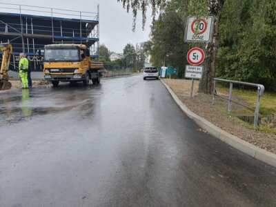 Aktueller Stand Ausbau serastraße (Bild vergrößern)