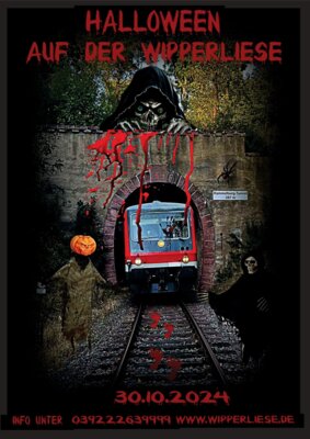 Grusel-Express auf der Wipperliese (Bild vergrößern)