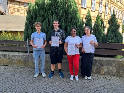Die neuen Fachkräfte von links nach rechts: Oliver Kozak, Tom Fels, Martha Kamau und Katrin Banner. (Bild vergrößern)