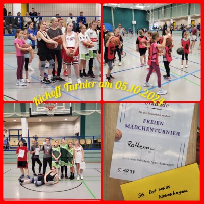 Foto zur Meldung: Abteilung Basketball: Kickoff-Turnier der Freien Mädchenturniere