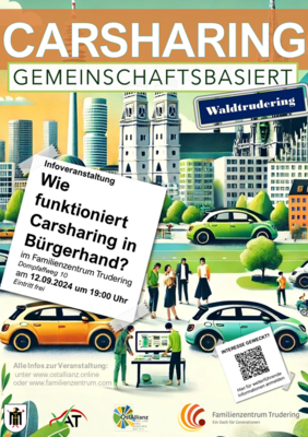 Das Interesse ist geweckt! Carsharing in Waldtrudering geht in die nächste Runde. (Bild vergrößern)