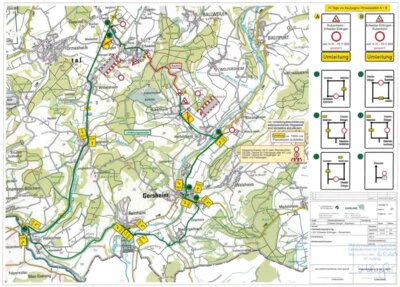 Foto zur Meldung: Landesstraße L 231 von Mandelbachtal Erfweiler-Ehlingen nach Rubenheim – Baumaßnahmen mit geplanter Vollsperrung der L231 – neuer Ausführungstermin vom 18.10.2024 bis 18.11.2024