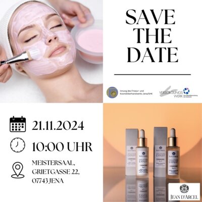 Save the Date: Exklusives Event für Beauty Profis in Jena! (Bild vergrößern)