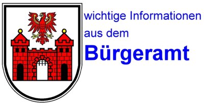Einwohnermeldeamt vorübergehend geschlossen