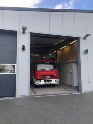 Das LF 8/6 im neuen Haus