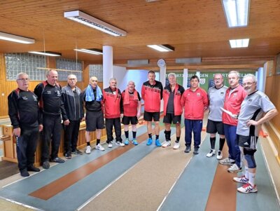 v.l. (je 4 Spieler): KC Elchingen, SV Mettingen, TSG Eislingen (Bild vergrößern)