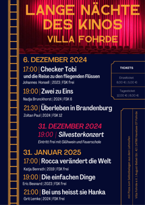 Meldung: Lange Nacht des Kinos am 06.12. & 31.01.