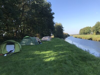 Zeltlager in Amerika