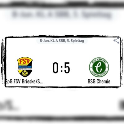 Unsere SpG #FSVB2/SFC unterliegt deutlich (Bild vergrößern)
