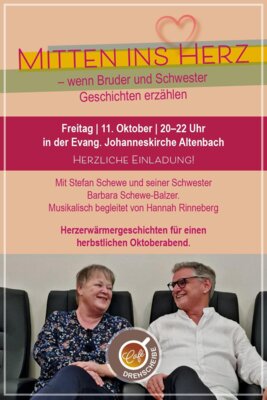 Meldung: Mitten ins Herz - wenn Bruder und Schwester Geschichten erzählen