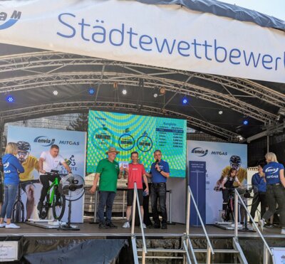 Städtewettbewerb auf dem Förderbrückenfest am 12.05.2024 in Plessa, Foto: Amt Plessa (Bild vergr&ouml;&szlig;ern)