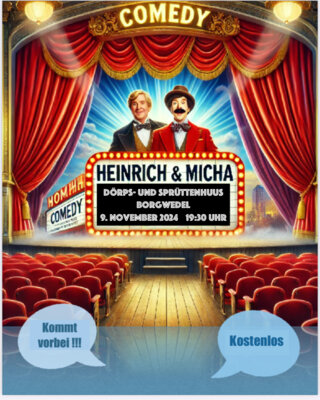 Meldung: Comedy im Dörpshuus