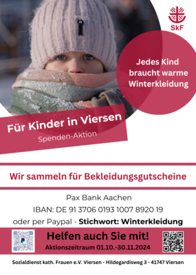 Link zu: Spenden-Aktion für Kinder in Viersen
