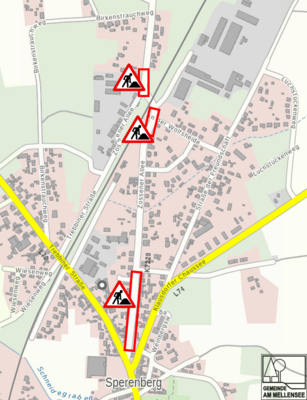 Baustelleninformation: Sperenberg (Bild vergr&ouml;&szlig;ern)