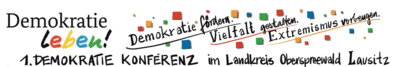 1. Demokatiekonferenz im Landkreis Oberspreewald-Lausitz (Logo: Jens Nordmann) (Bild vergrößern)