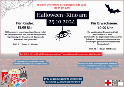 Halloween-Kino am 25.10.2024 in der DRK-Begegnungsstätte Windmüller (Bild vergr&ouml;&szlig;ern)