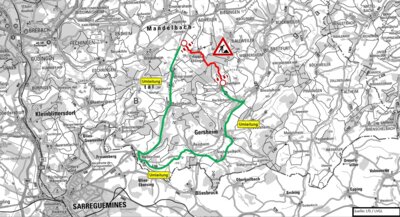 Foto zur Meldung: L 231 – Straßenbauarbeiten zwischen Erfweiler-Ehlingen und Rubenheim