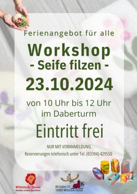 Gemeinsam kreativ werden beim Filz-Workshop