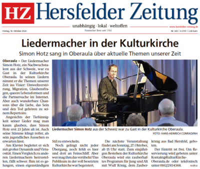 Meldung: Simon Hotz