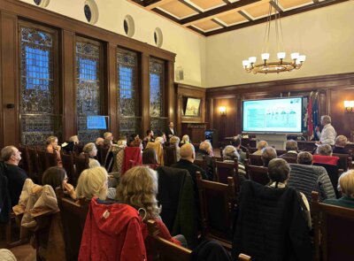 Informationsveranstaltung zum Thema Kommunale Wärmeplanung im Rathaus der Elbestadt I Foto: Martin Ferch (Bild vergrößern)